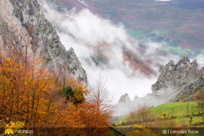 Foces de El Pino, un espectacular desfiladero en la montaña Allerana